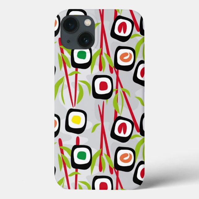 Sushi Background Case-Mate iPhone Hülle (Rückseite)