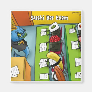 Sushi Bar Exam T-Shirts Tasse Karten Geschenke usw Magnet