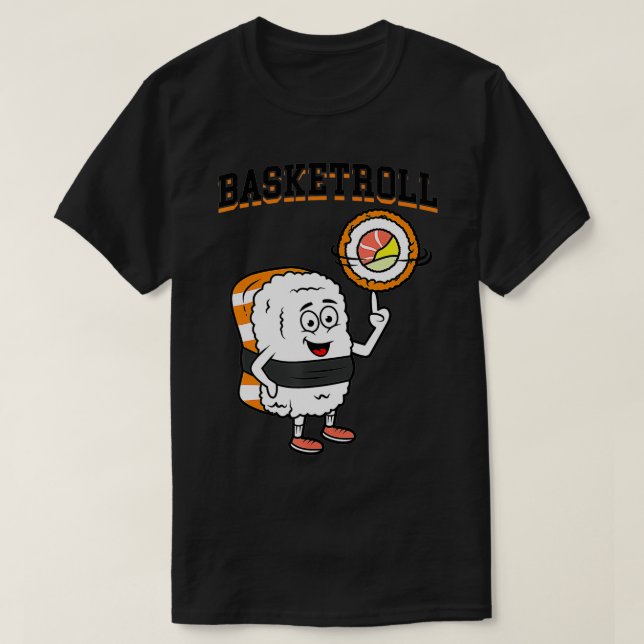 Sushi-Basketball T-Shirt (Design vorne)