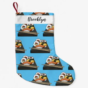 Sushi-Cartoon-Abbildung Kleiner Weihnachtsstrumpf