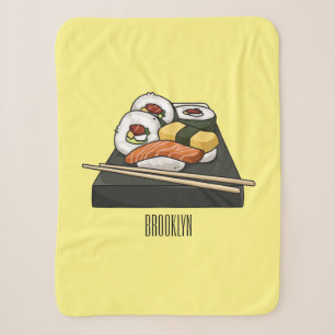Sushi-Cartoon-Abbildung Sherpadecke