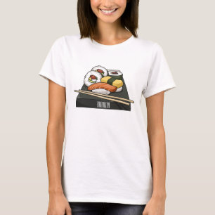 Sushi-Cartoon-Abbildung T-Shirt