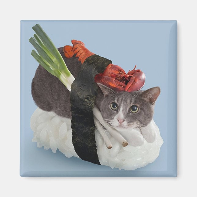 Sushi Cat-8 Magnet (Vorne)