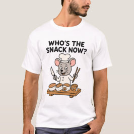 Sushi Cat And Mouse - Who's The Snack Now T-Shirt