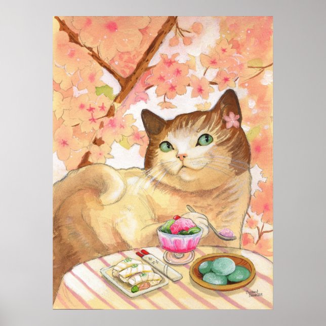 Sushi Cat Dessert First Poster (Vorne)