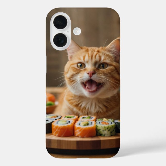 Sushi Cat Fest Case-Mate iPhone Hülle (Rückseite)