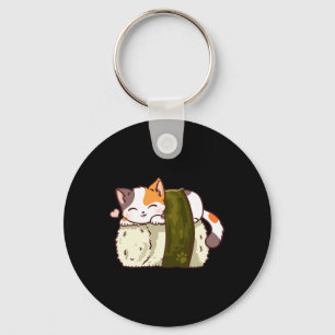 Sushi Cat Kawaii Anime Neko Japanisch Schlüsselanhänger