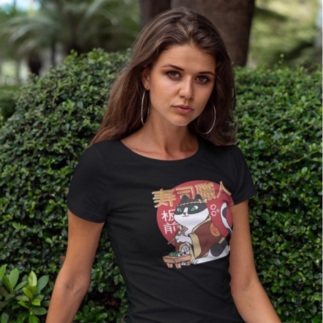 Sushi Cat Koch T-Shirt (Von Creator hochgeladen)