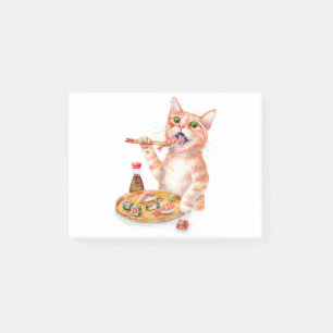 Sushi Cat Post-it Klebezettel