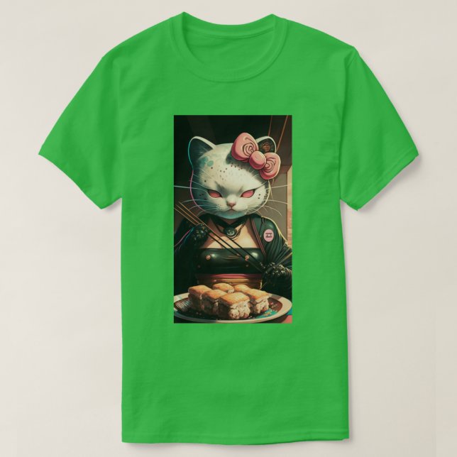 Sushi Cat T-Shirt (Design vorne)