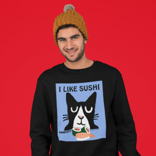 SUSHI CAT, TUXEDO Panda Kitty T - Shirt