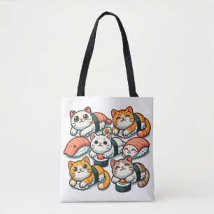 Sushi Cats Design für eine einzigartige Tote-Tasch
