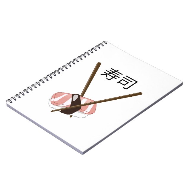 Sushi Chopsticks Notizblock (Linke Seite)