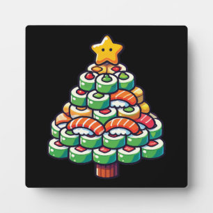 Sushi Christmas Tree - Funny Holiday Feinschmecker Fotoplatte