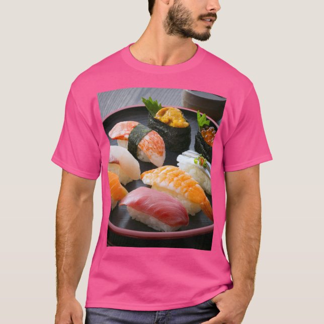 Sushi Circle – Japanese Round Dance T-Shirt (Vorderseite)