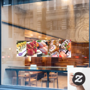 Sushi Collage Essen Meeresfrüchte Essen Collage Ab Fensteraufkleber