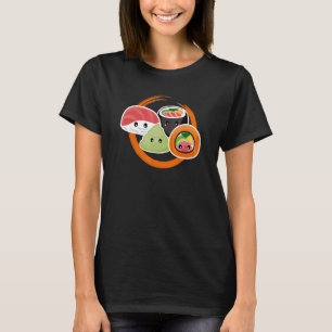 Sushi Couple japanische Food Sushis und Sashim T-Shirt