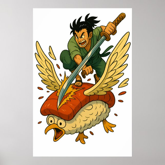 Sushi-Cutter Poster (Vorne)