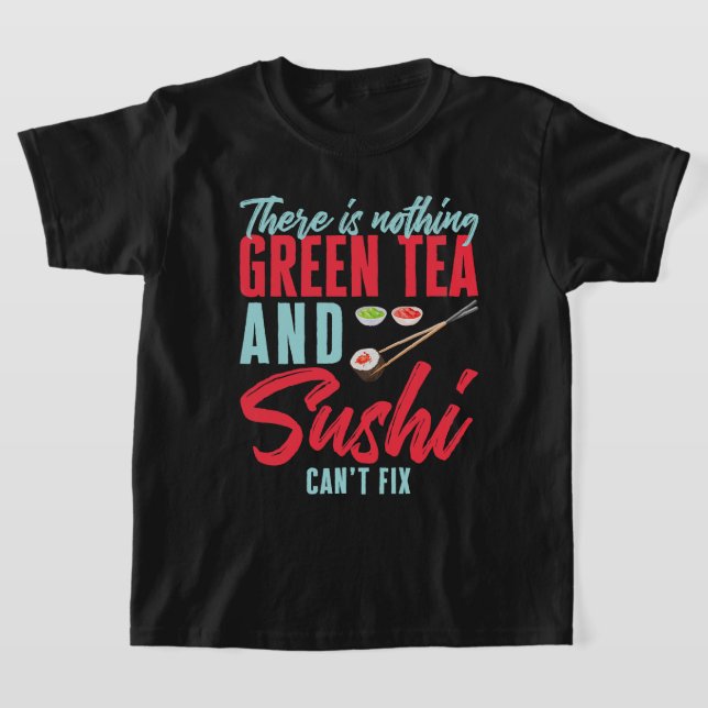 Sushi Design für japanischen Lebensmittel Wasabi L T-Shirt (Ablage )
