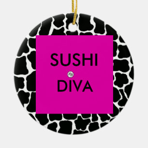 Sushi Diva Ornament von Zan Hanhof