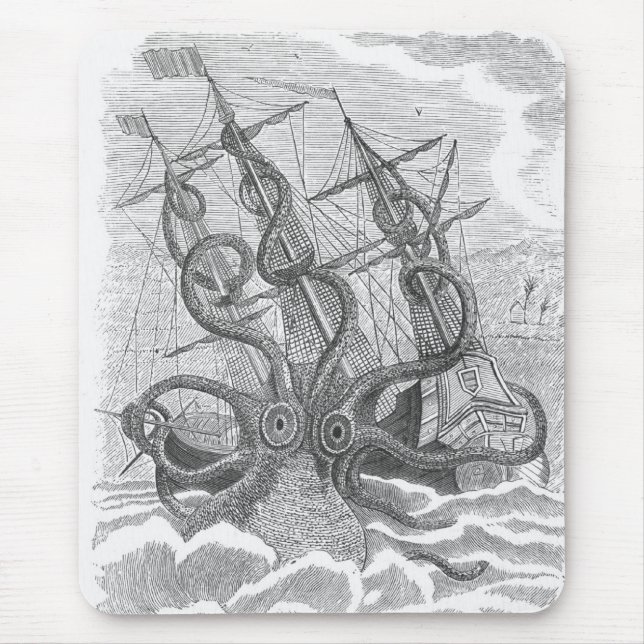Sushi durch das Meer Mousepad (Vorne)