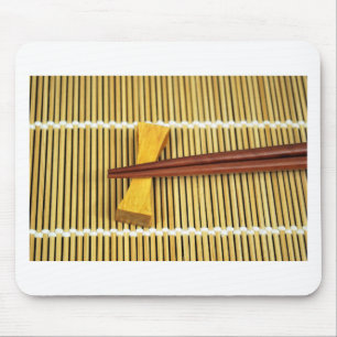 Sushi-Essstäbchen-Sensei-Meister-Holz-Bambus Mousepad