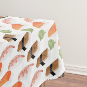 Sushi Feinschmecker Hipster Tablecloth Tischdecke