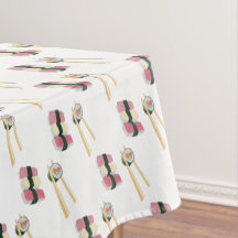 Sushi Feinschmecker Hipster Tablecloth