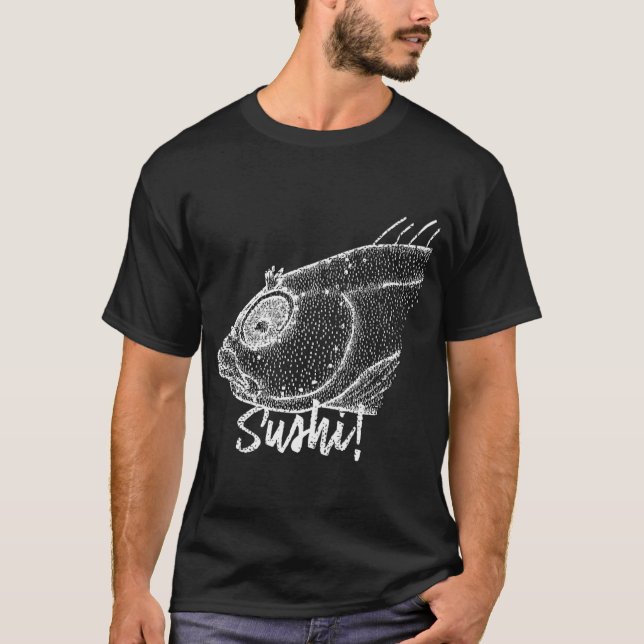 Sushi! Fischkopf T-Shirt (Vorderseite)