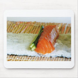 Sushi Food Health Rice Sesame Lachs Fisch essen Mousepad
