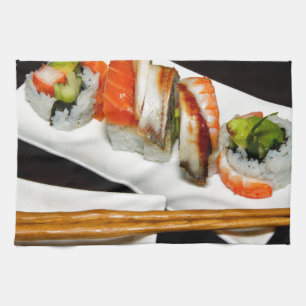 Sushi Food Restaurant essen exotisches Essen Fast Handtuch