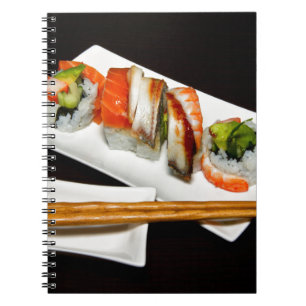 Sushi Food Restaurant essen exotisches Essen Fast Notizblock