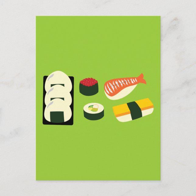 Sushi Fun Postkarte (Vorderseite)
