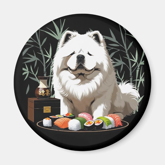 SUSHI FÜR ALLE - Cream Chow  Magnet (Vorne)