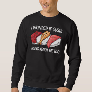 Sushi für Männer Frauen Kinder japanisches Sushi Sweatshirt