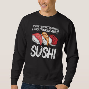 Sushi für Männer Frauen Kinder japanisches Sushi Sweatshirt