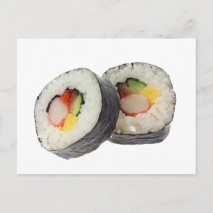 Sushi - Futomaki Postkarte