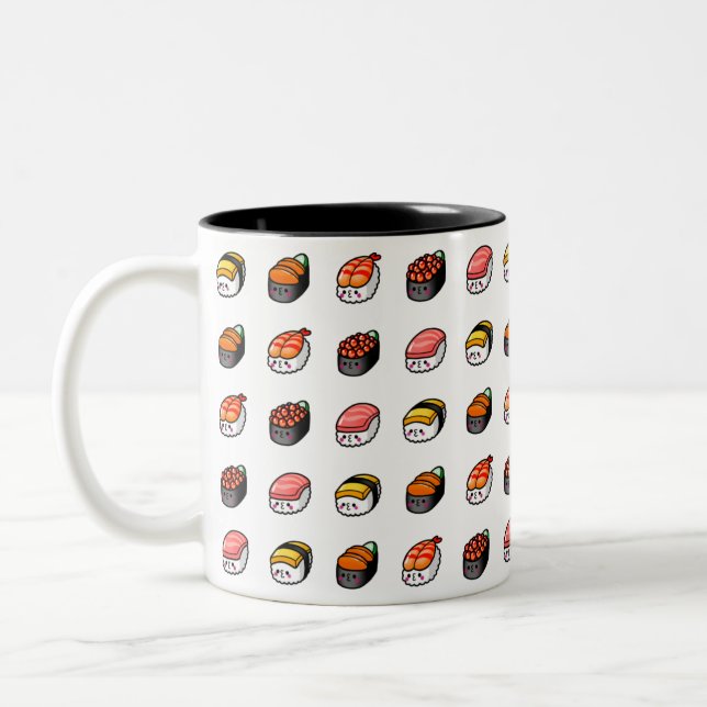 Sushi Gang マグカップ Zweifarbige Tasse (Links)