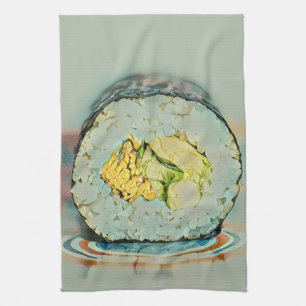 Sushi-Geschenk für Liebhaber von Lebensmitteln Geschirrtuch