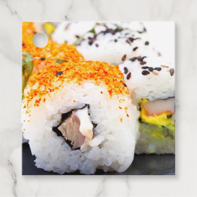 Sushi Geschenkanhänger (Vorderseite)