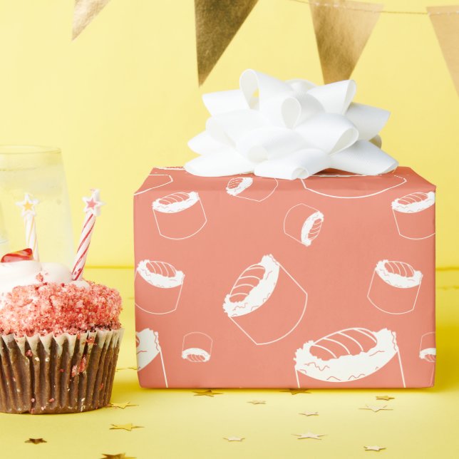Sushi Geschenkpapier (Geburtstagsparty)