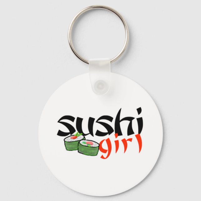 Sushi Girl Schlüsselanhänger (Vorderseite)