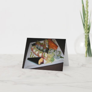 "Sushi-" Gruß-Karte Karte