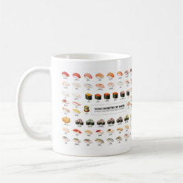 Sushi Guide Mug – Japanese Food Guide Cup Kaffeetasse