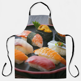 Sushi Harmony Apron – Classic Nigiri Delight Schürze