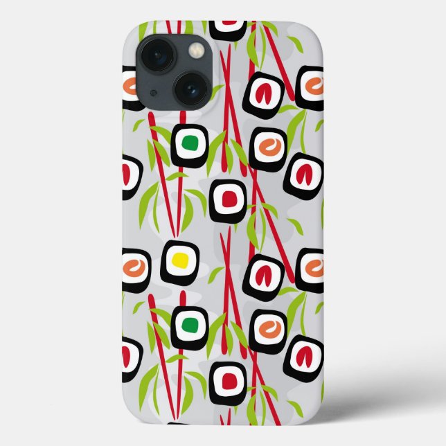Sushi-Hintergrund Case-Mate iPhone Hülle (Rückseite)