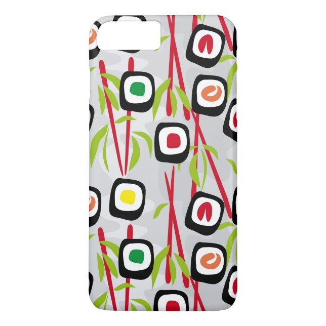 Sushi-Hintergrund Case-Mate iPhone Hülle (Rückseite)