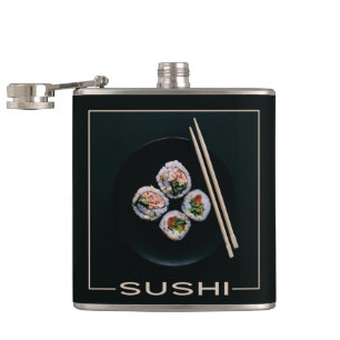 Sushi-individuelle Name-Flasche Flachmann