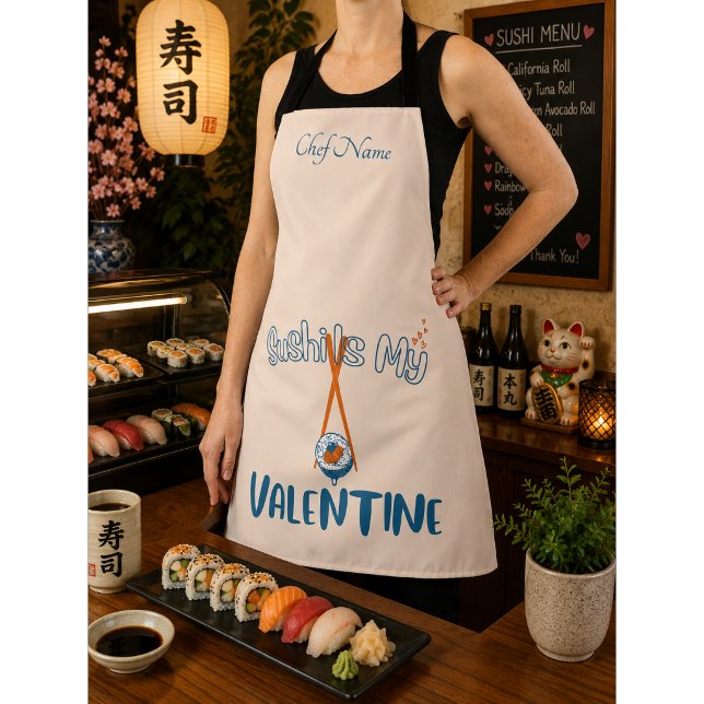 Sushi ist mein Valentin, Sushi Schürze (Von Creator hochgeladen)