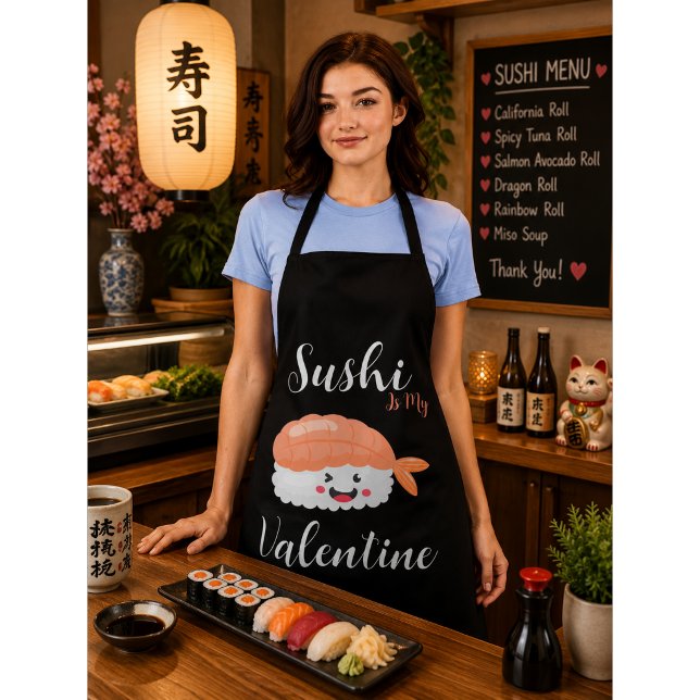 Sushi ist mein Valentine Schürze (Von Creator hochgeladen)